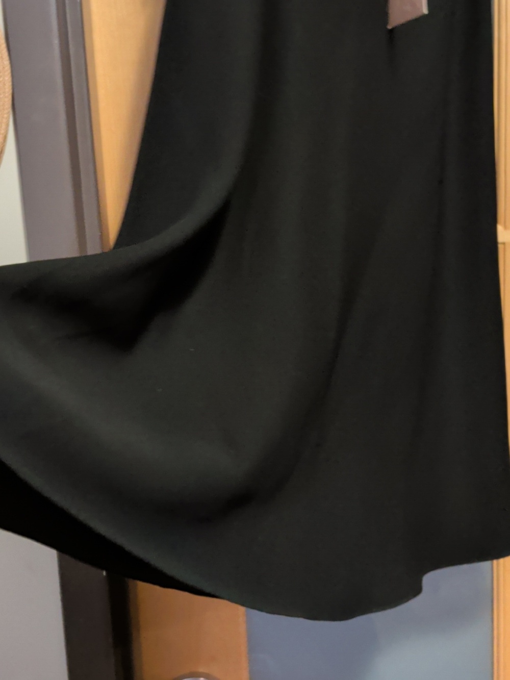 Black A-Line Women's Skirt - Classic Everyday Style - Picture 5 of 6